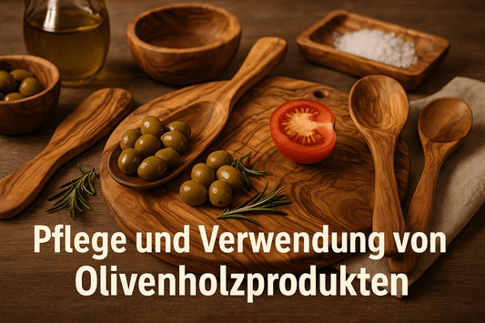 Olivenholzprodukte richtig pflegen: So bleibt das Naturmaterial langlebig und schön - Olimate