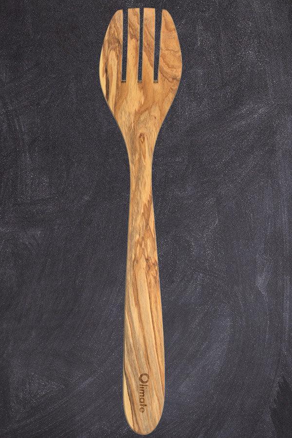 Salatbesteck aus Olivenholz 2-teilig - Olimate