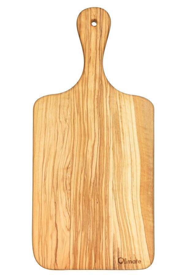 Schneidebrett aus Olivenholz (mit Griff) - Olimate